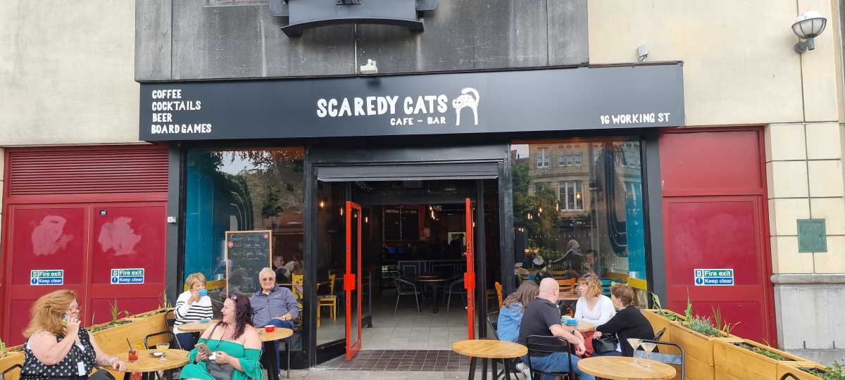 The cat's whiskers? Scaredy Cats Cafe Bar, Cardiff City Centre. –  Soliciting Flavours